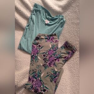 LuLaRoe Leggings and Irma Set